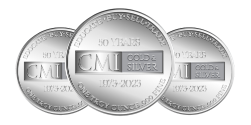 CMI Silver one troy ounce